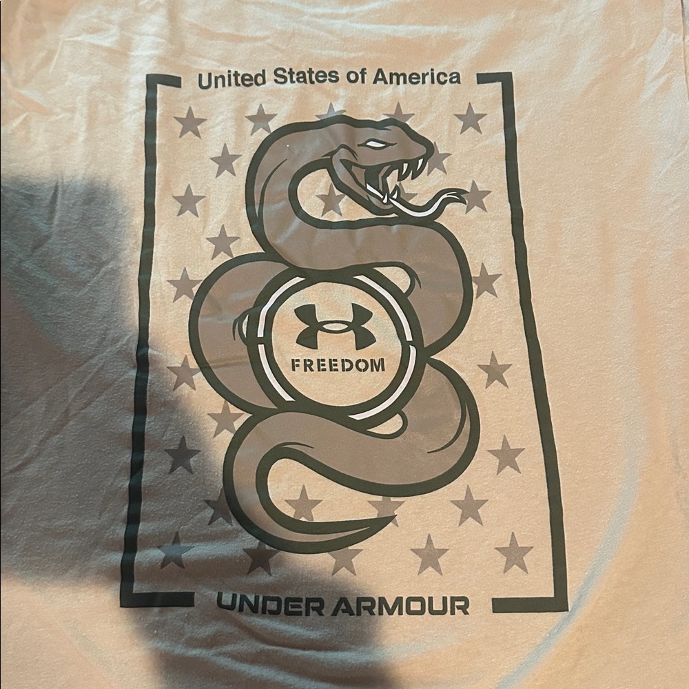 Under Armour Freedom Tan T-Shirt - Picture 4 of 4